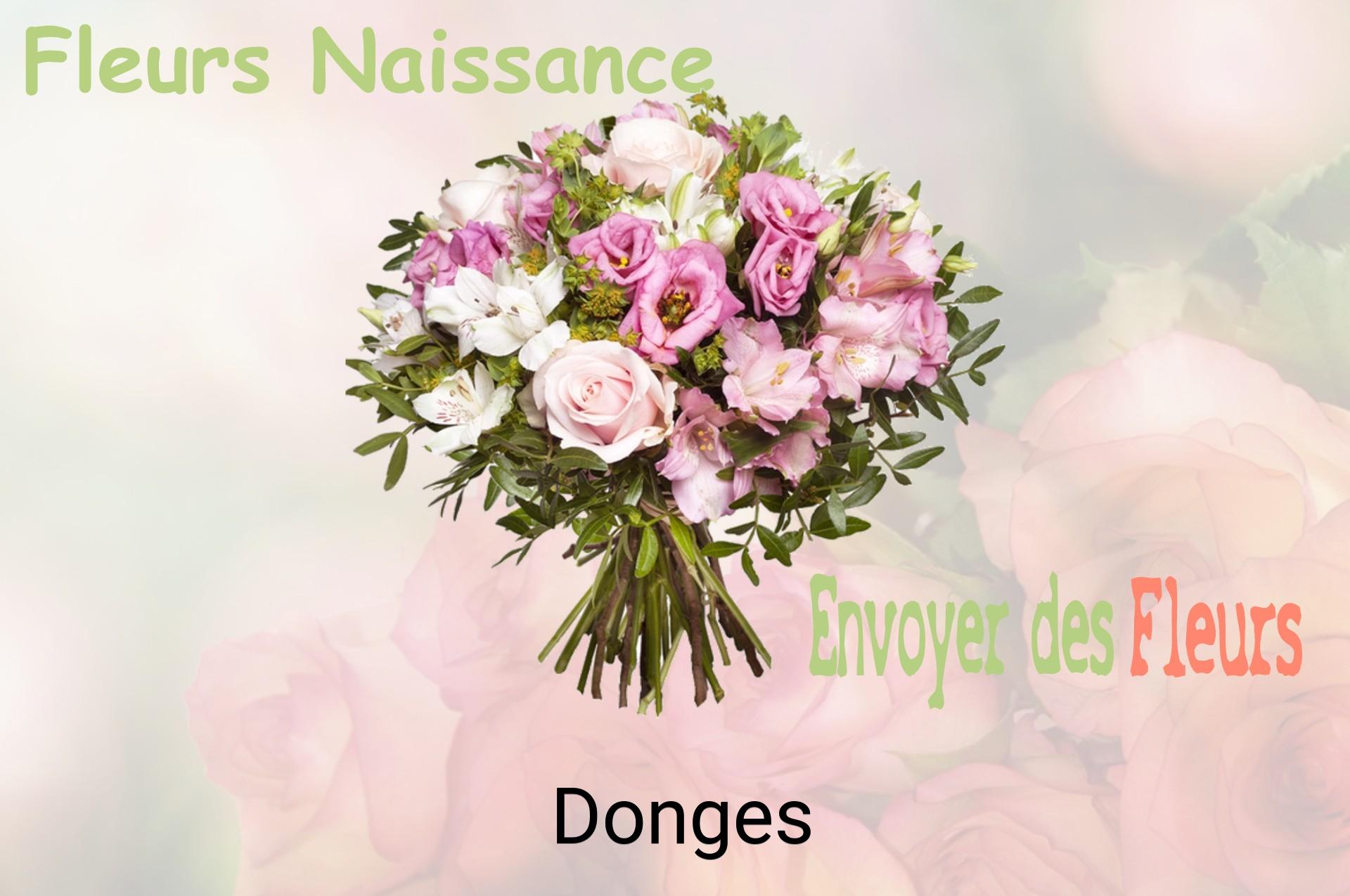 Bouquet de fleurs de naissance livré à Donges